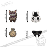 Load image into Gallery viewer, Wonderland Shoe Charms Cheshire Cat Shoe Charm Set charms
